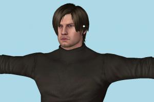 RE6 Leon resident-evil, man, male, people, human, tpose, character